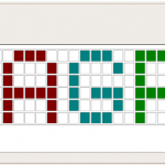 Pixel font in HTML table